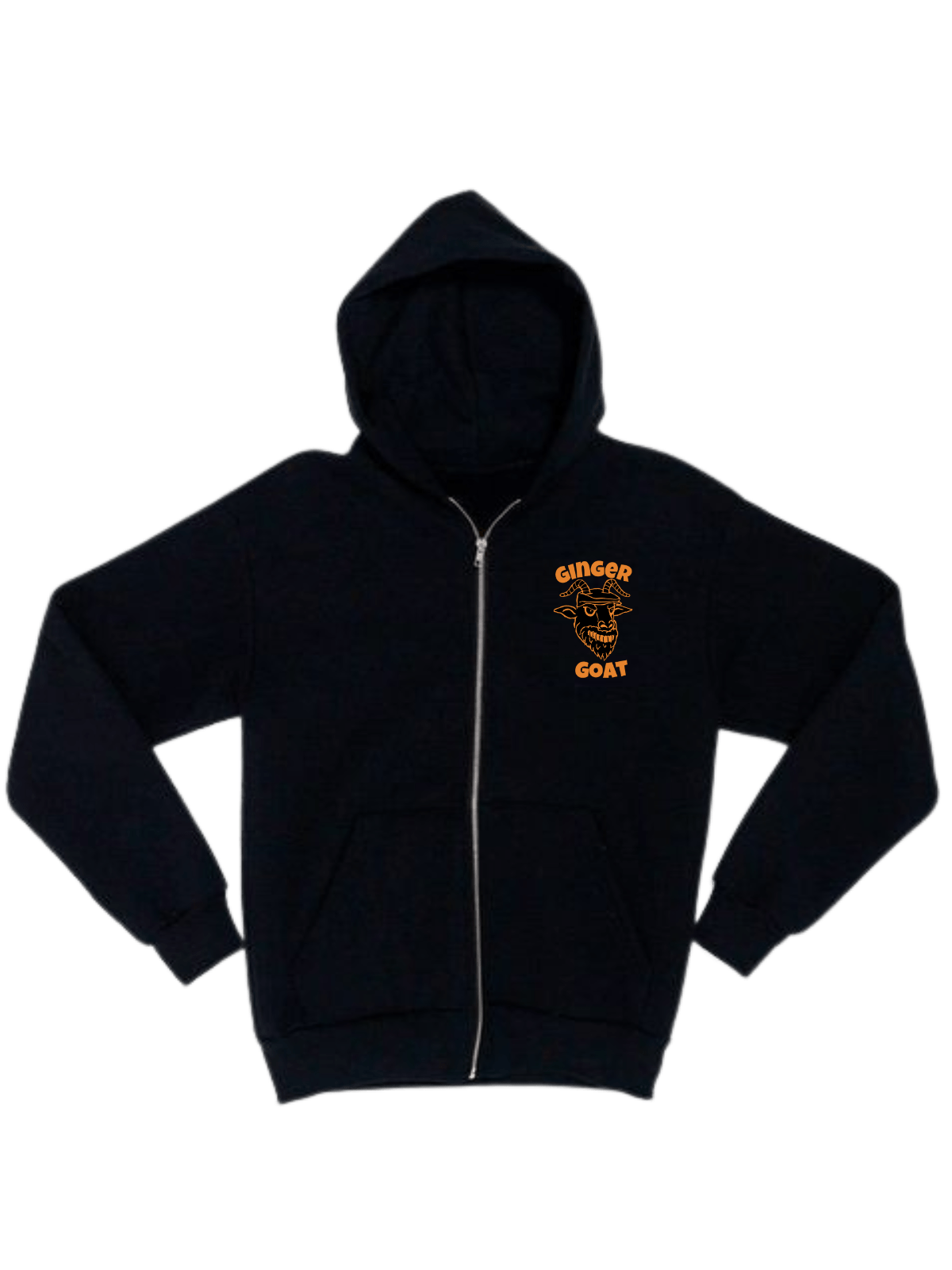 Ginger Goat - Logo - Zip Hoodie - Ginger Goat