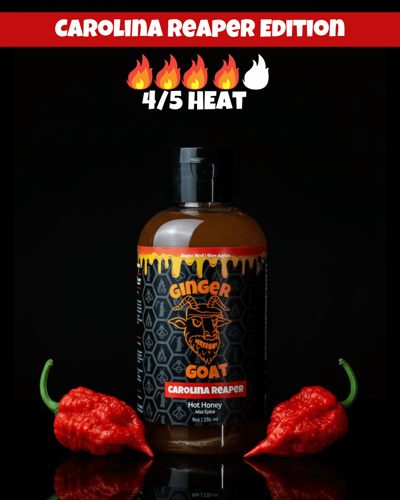 Carolina Reaper Hot Honey - Ginger Goat