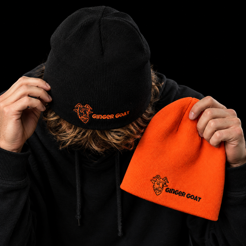 Classic Beanie — lifestyle detail on black