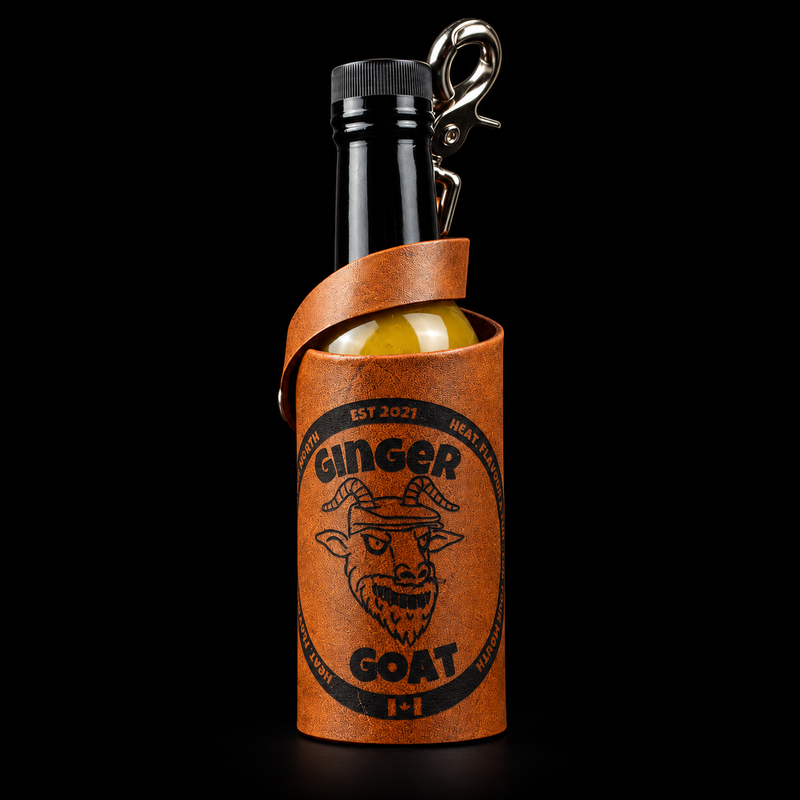 Hot Sauce Holster — product studio photograph on black