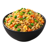 Photographic fried rice icon