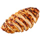 Photographic grilled chicken icon