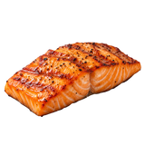 Photographic salmon icon