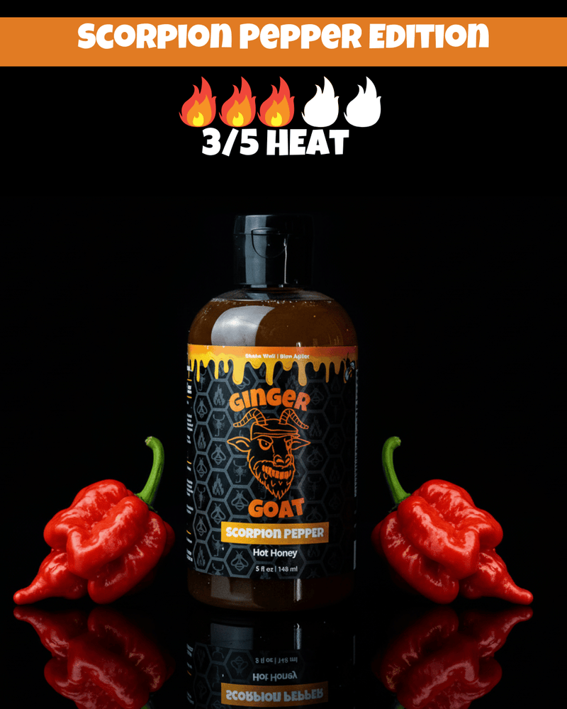 Scorpion Pepper Hot Honey - Ginger Goat